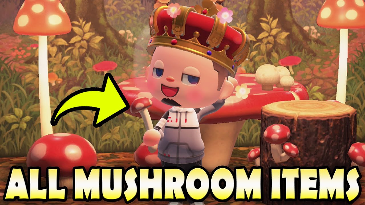 🍄 ВСЕ 12 ГРИБНЫХ ПРЕДМЕТОВ и как их ЛЕГКО получить в Animal Crossing New Horizons!