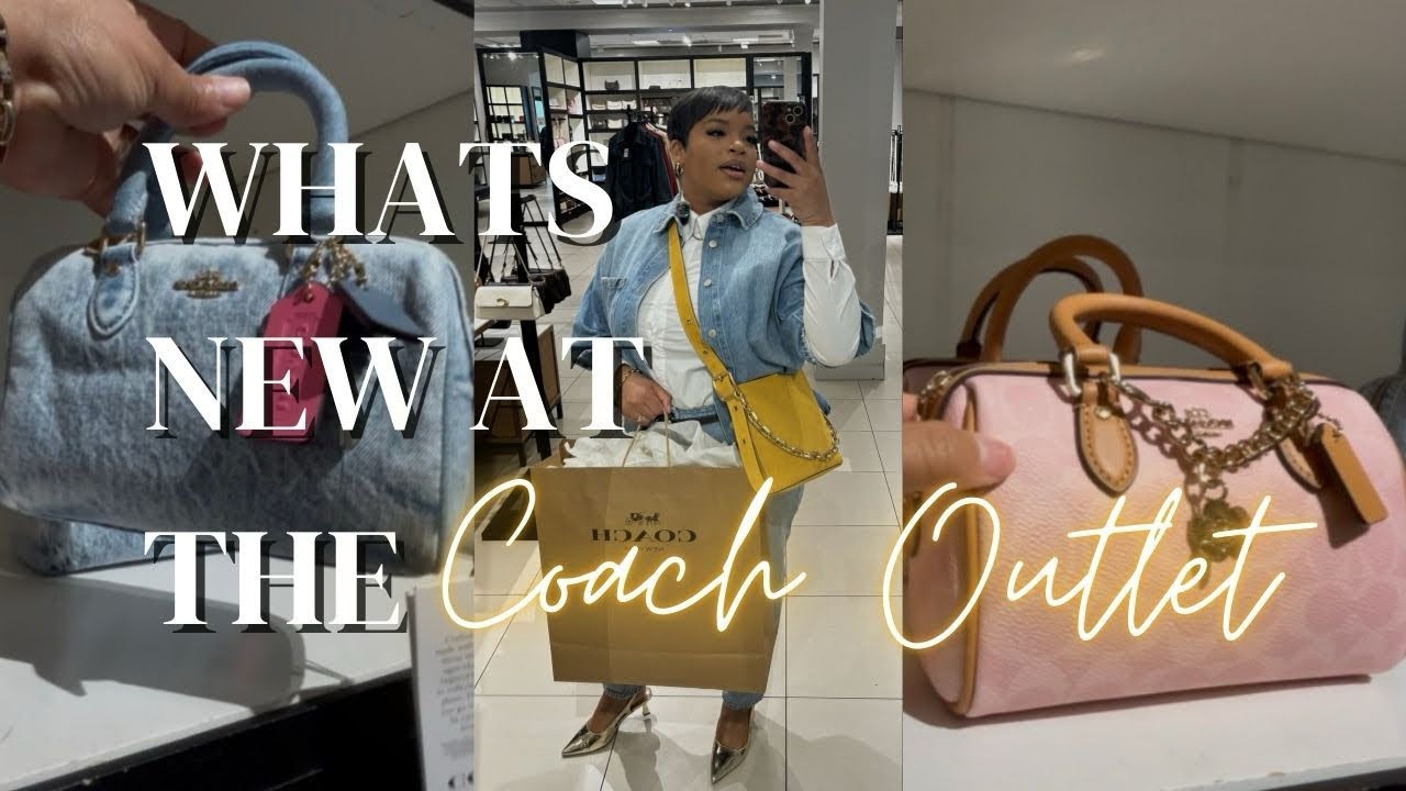 Новая коллекция Coach Outlet Powder Pink and Loved Denim: обзор, часть 1 🩵🩷🤎🖤✨ #CoachNY
