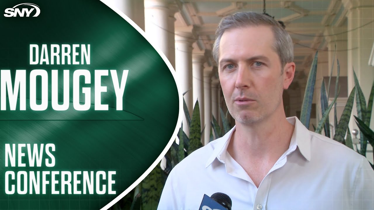 New Jets GM Darren Mougey talks free-agency results, starting QB competition, upcoming NFL Draft