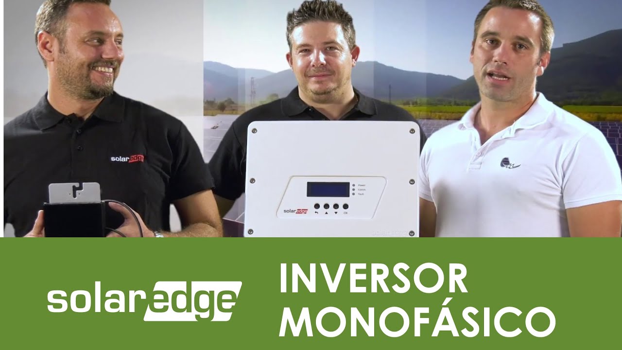 AUTOCONSUMO: inversores monofásicos SolarEdge