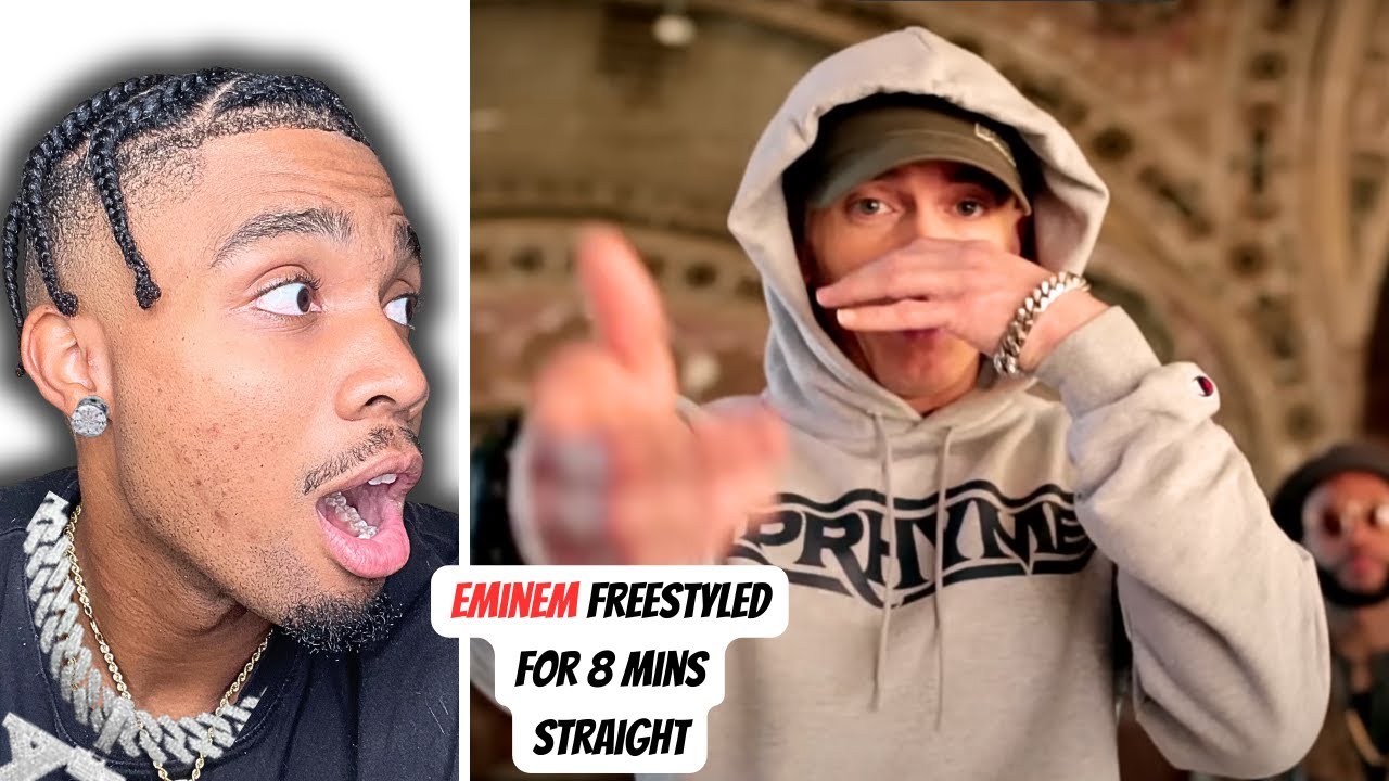 Eminem Freestyled The Whole Time | Reaction  😱