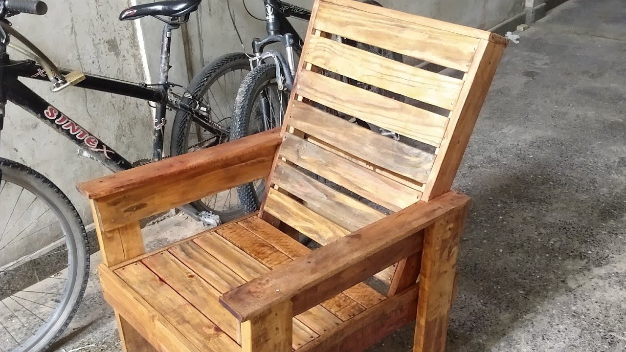 SILLÓN DE UN CUERPO ( CON PALET - TARIMA)