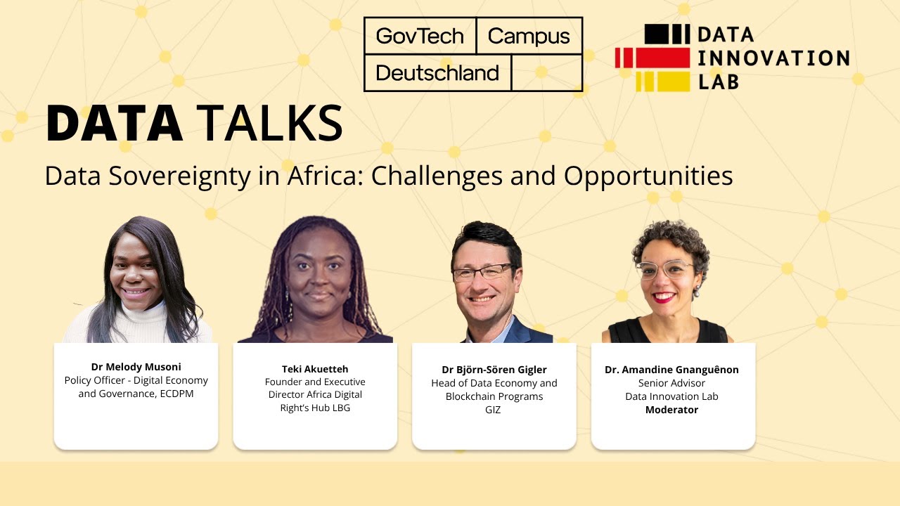 Data Talks - &ldquo;Data Sovereignty in Africa: Challenges and Opportunities&rdquo; - 30 October 2023