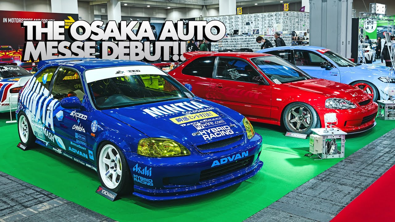 Debuting our Civics at Osaka's BIGGEST car show!!...
