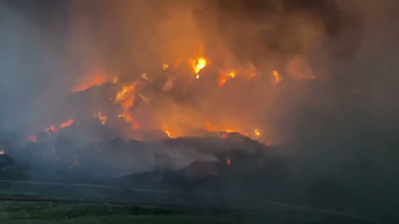 Farm fire Wentworth Rotherham