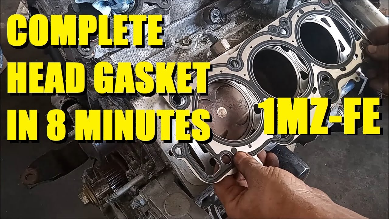 How to Remove and Replace the Head Gasket - Toyota 1MZ-FE 3MZ-FE Camry Highlander Sienna RX300 RX330