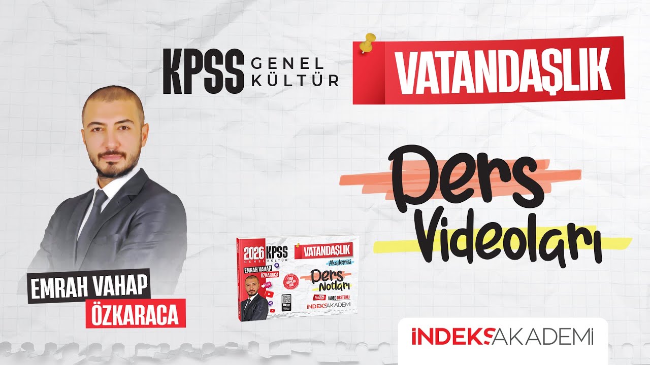 53 - 2026 KPSS - Vatandaşlık - Yasama-Kanunların Kabulu ve Yürürlüğe Girmesi - Emrah Vahap ÖZKARACA