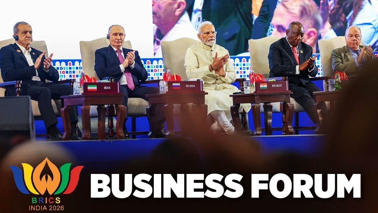 LIVE: PM Modi participates in BRICS Business Forum at Bharat Mandapam