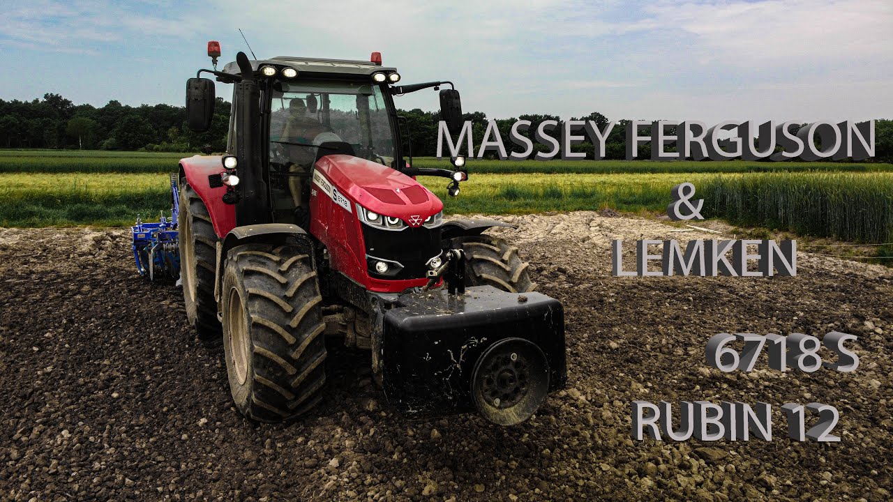 [MASSEY FERGUSON 6718S & LEMKEN RUBIN 12] Disc harrowing/bronowanie/Erschüternde/brananje/ALMA AGRO