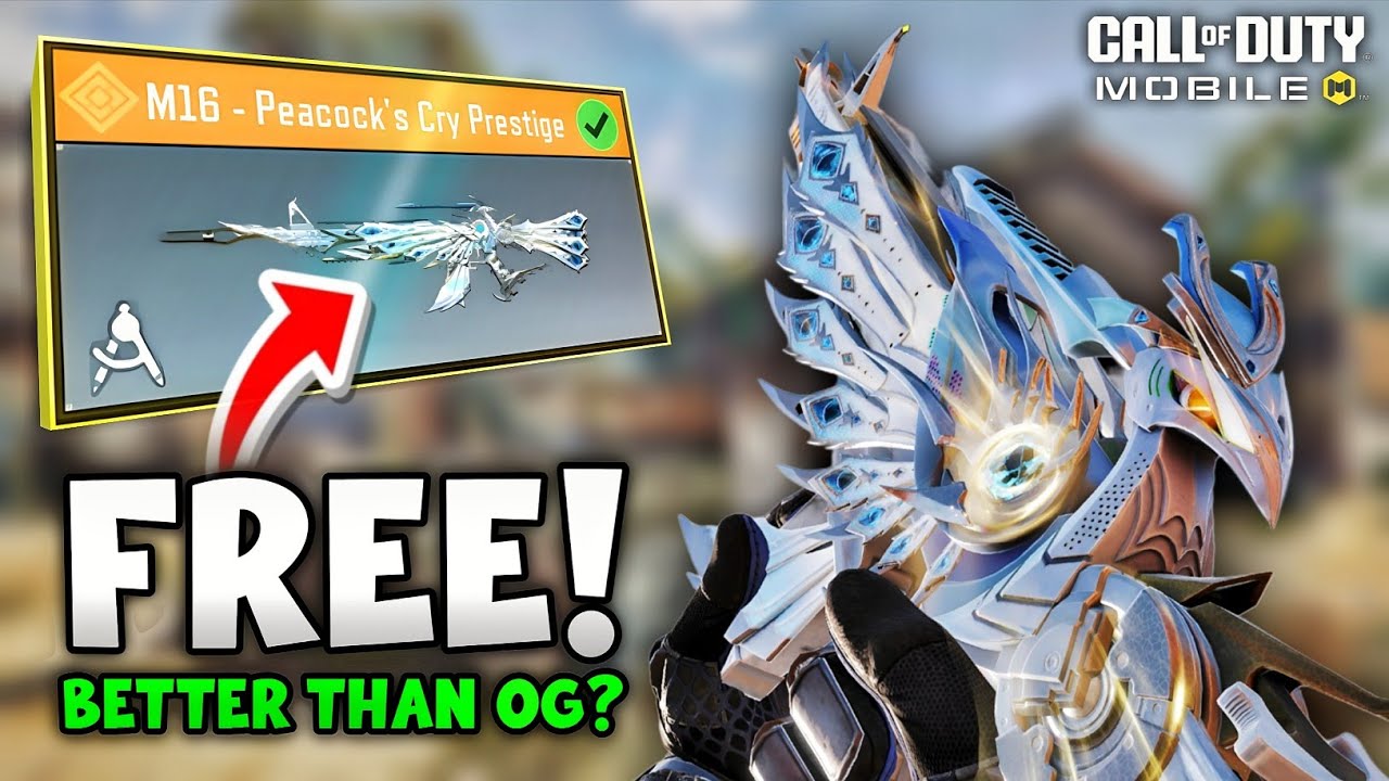 Free Legendary M16 Peacock's Cry Prestige is better than OG?