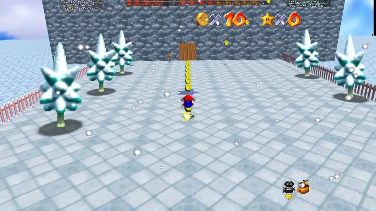 Snowy Mansion by ThePoopster - Mario Builder 64