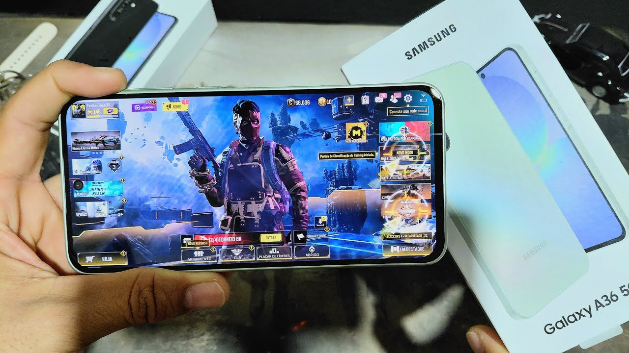 Galaxy A36 roda CALL of DUTY Mobile no máximo? Teste de jogos P1