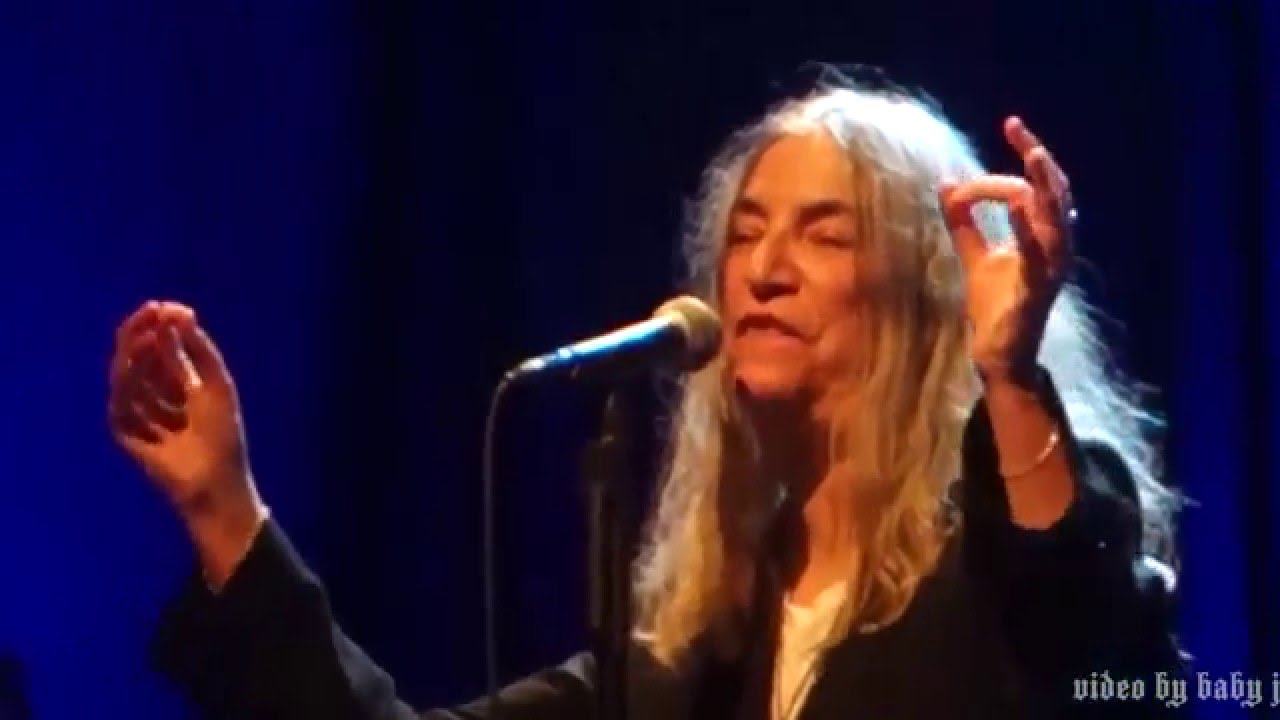 Patti Smith-KIMBERLY-Live @ The Fillmore, San Francisco, CA, December 30, 2015-69th Birthday-Horses