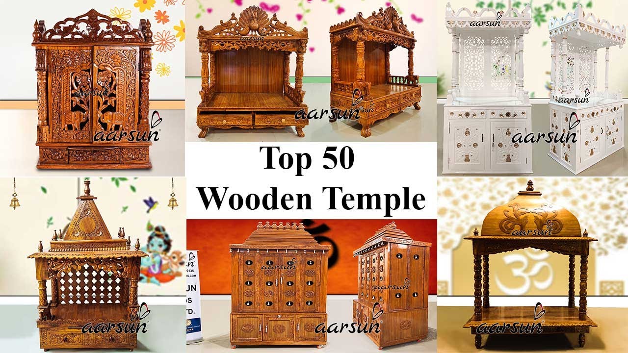 Top Latest 50 mandir designs | Puja mandir designs | wood temples ideas | Aarsun