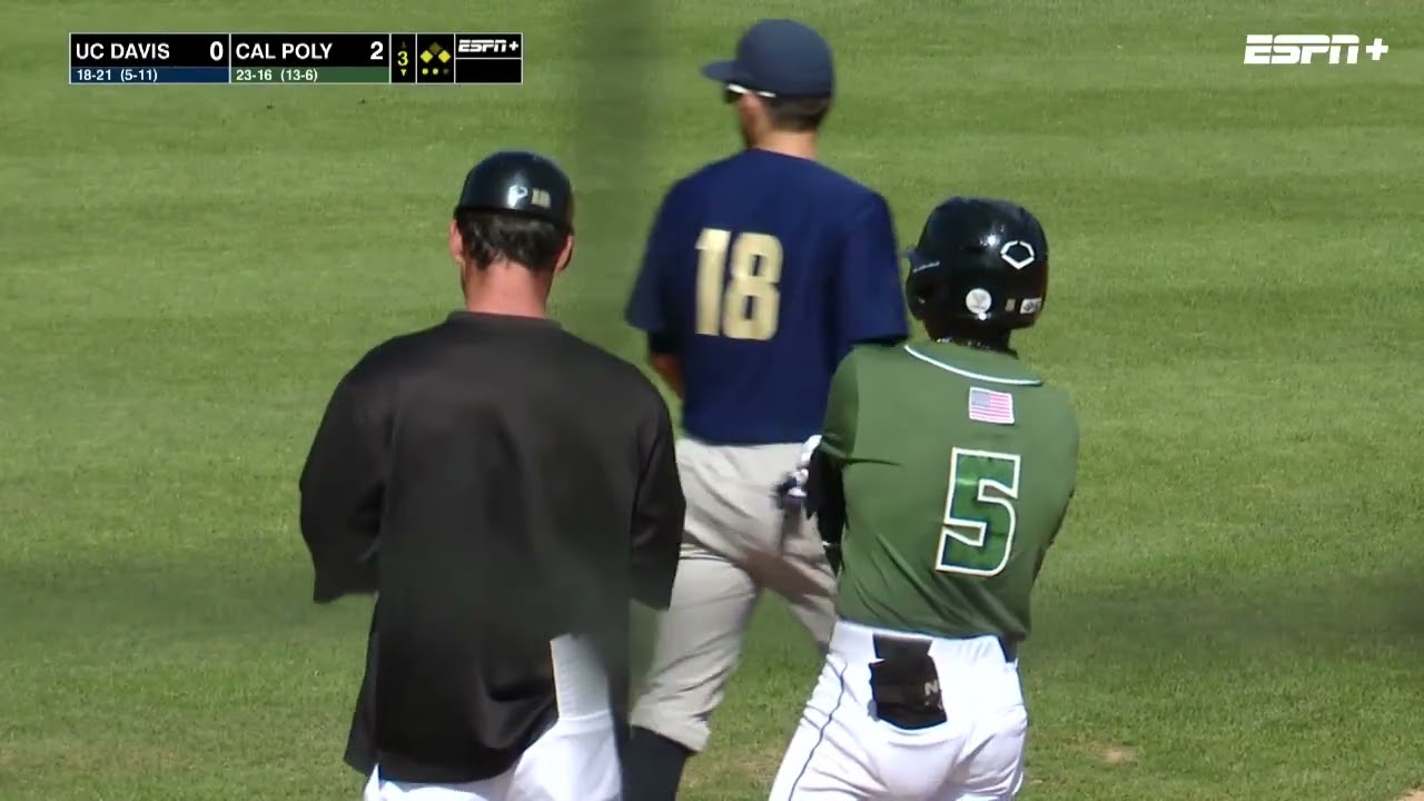 Cal Poly vs. UC Davis, Baseball Highlights -- Apr. 27th, 2024