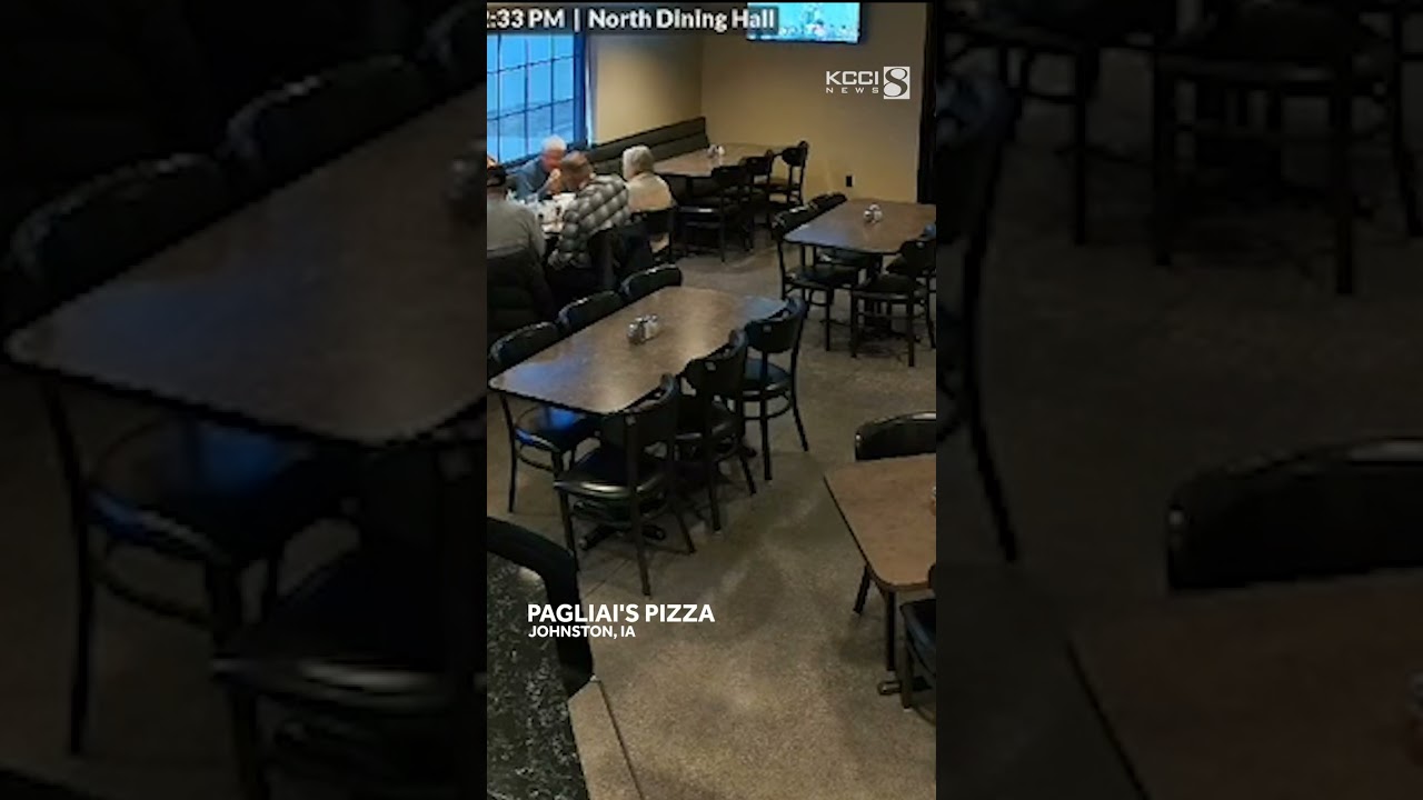 Truck crashes into Iowa pizza shop
