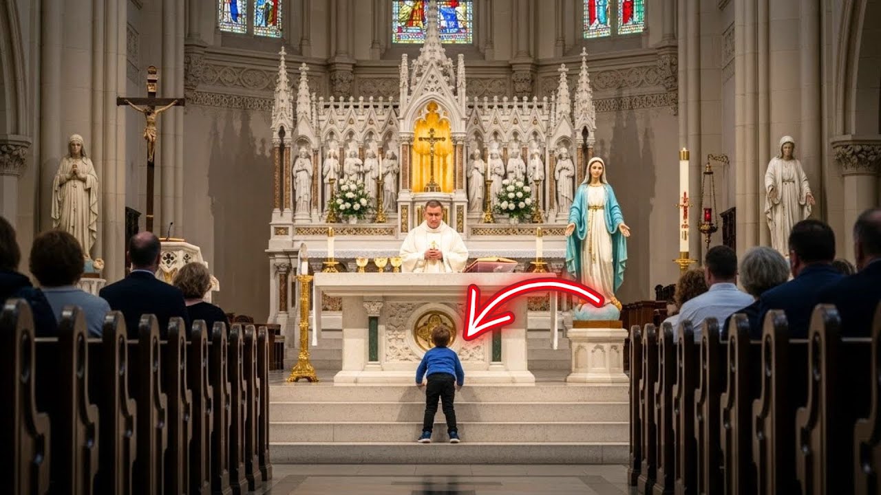 😱Niño de 6 años con autismo NUNCA habló, pero al ver a la Virgen María algo impactante sucedió!