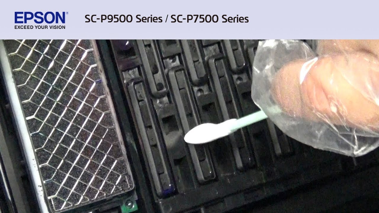 Cleaning Around the Caps (CMP0241-00) キャップ周辺の清掃 Epson SC-P9500/7500
