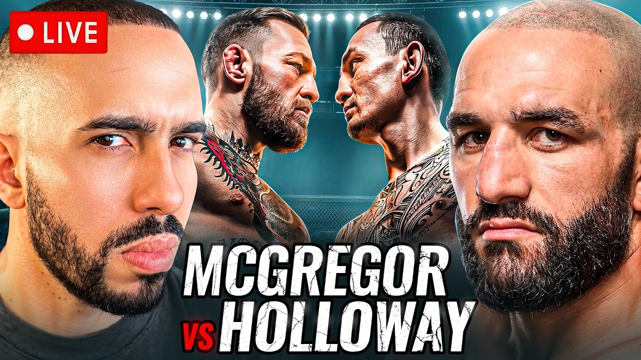 CONOR MCGREGOR VS MAX HOLLOWAY FULL FIGHT LIVE STREAM W/ @jaredflashgordon  | UFC 329 WATCH PARTY
