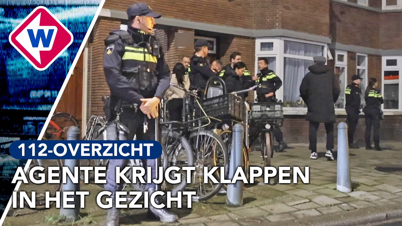 Agenten mishandeld bij ruzie in woning | 112-overzicht