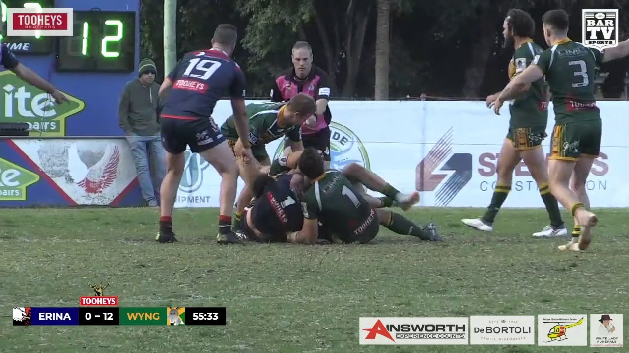 2019 Central Coast RL - 1st grade Round 18 Highlights - Erina v Wyong