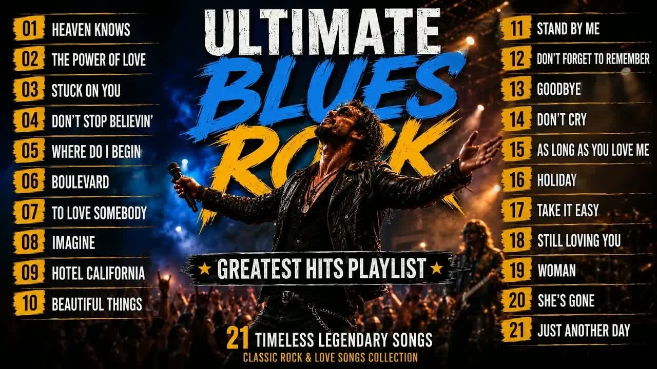 Ultimate Greatest Hits Blues Rock Covers 2026 🎸 21 Timeless Rock & Love Songs Collection