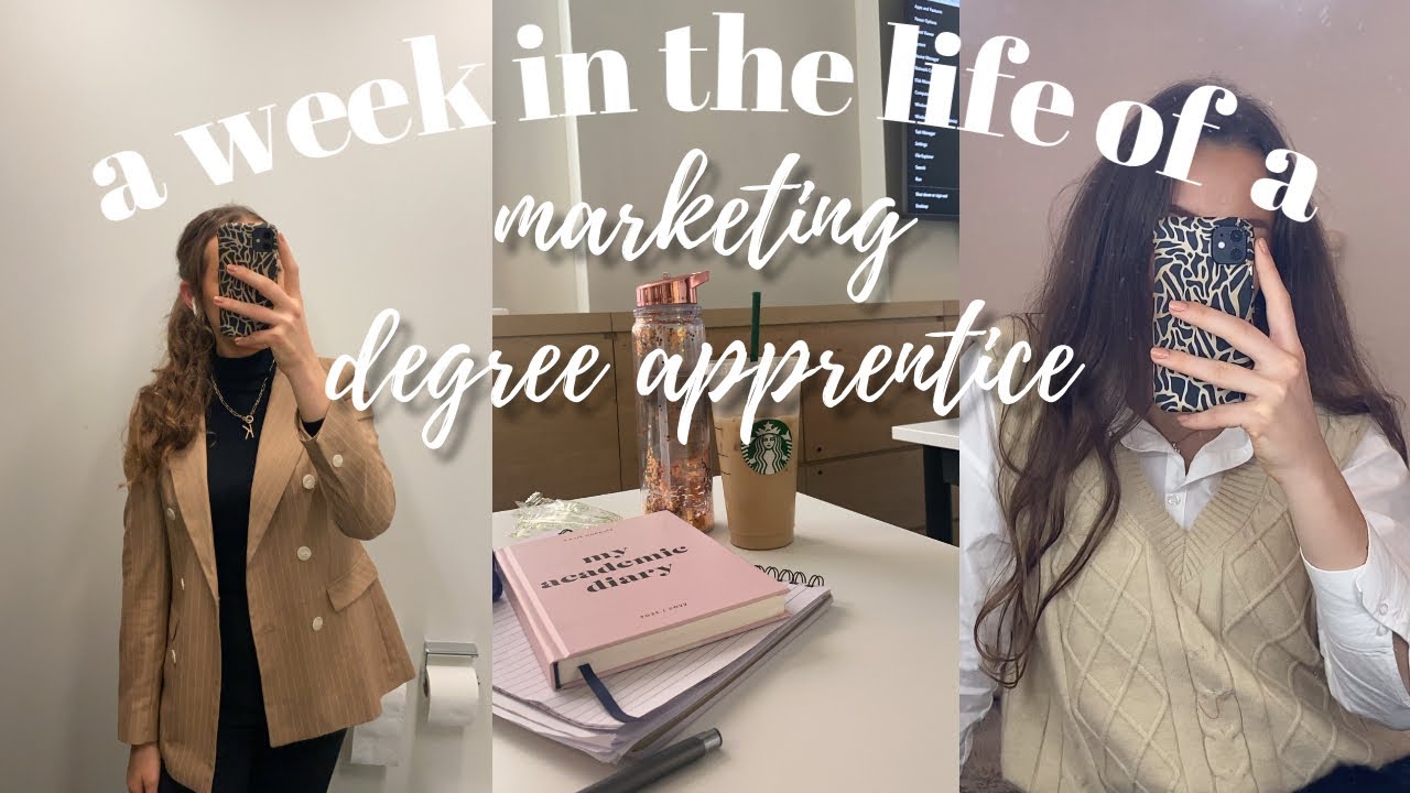 A WEEK IN THE LIFE OF A MARKETING DEGREE APPRENTICE | university, working in London, home working