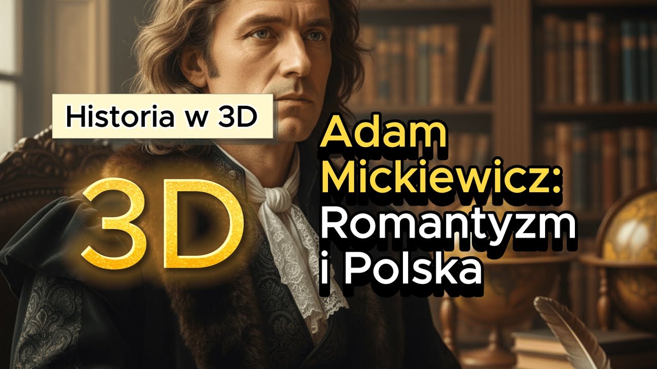HISTORIA W 3D – Adam Mickiewicz przemawia: Romantyzm, Polska i Wolność!