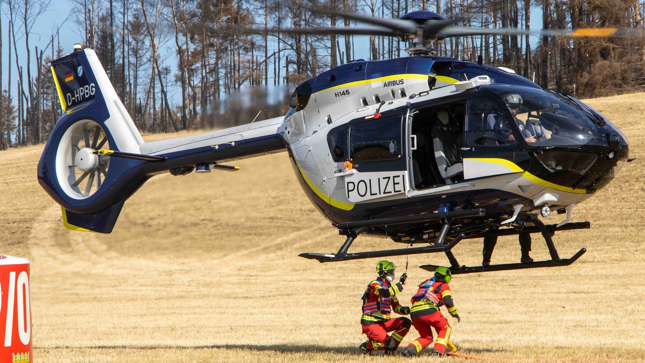Polizei Bayern | Edelweiß 7 im Einsatz auf der Saalfelder Höhe | H145 | D-HPBG