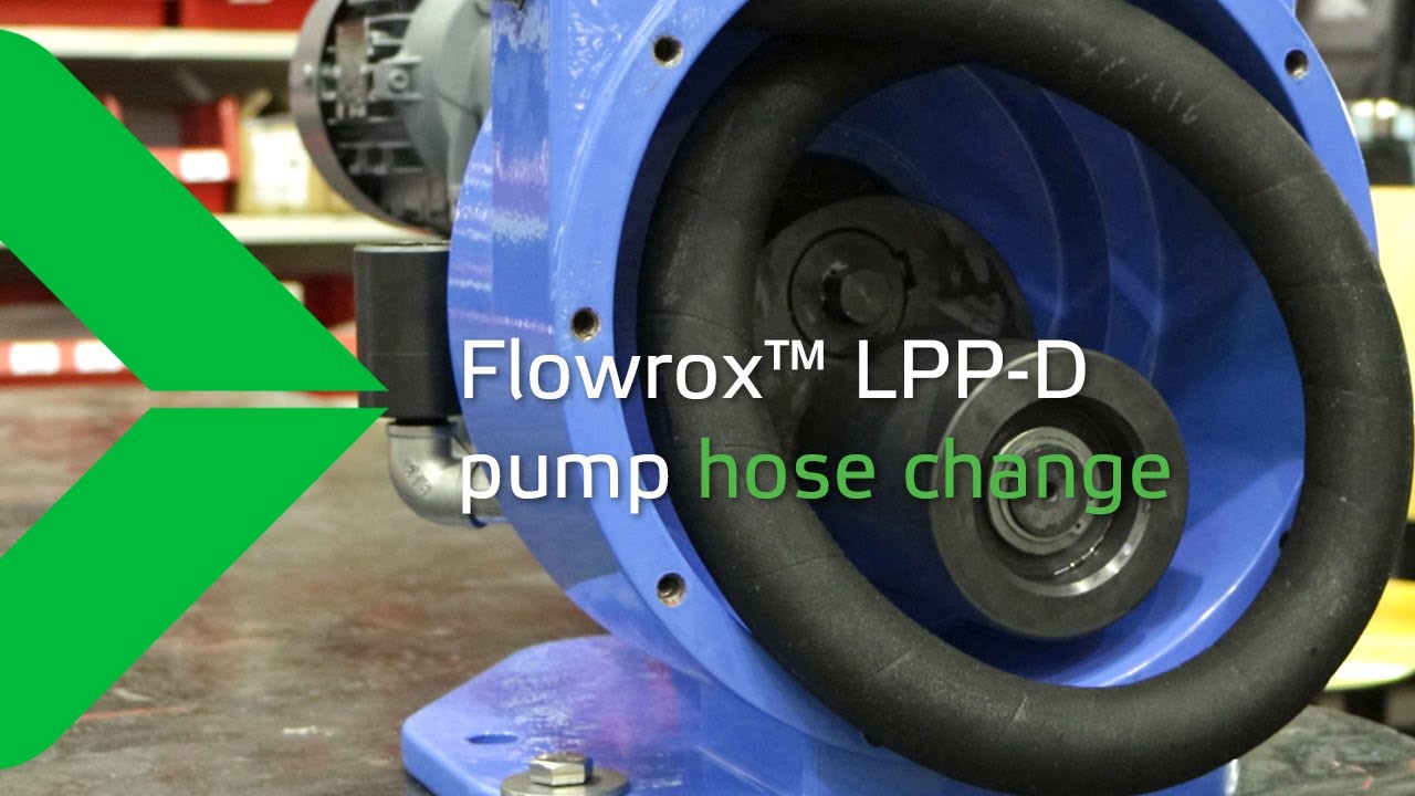 Flowrox™ LPP-D pump hose change maintenance video