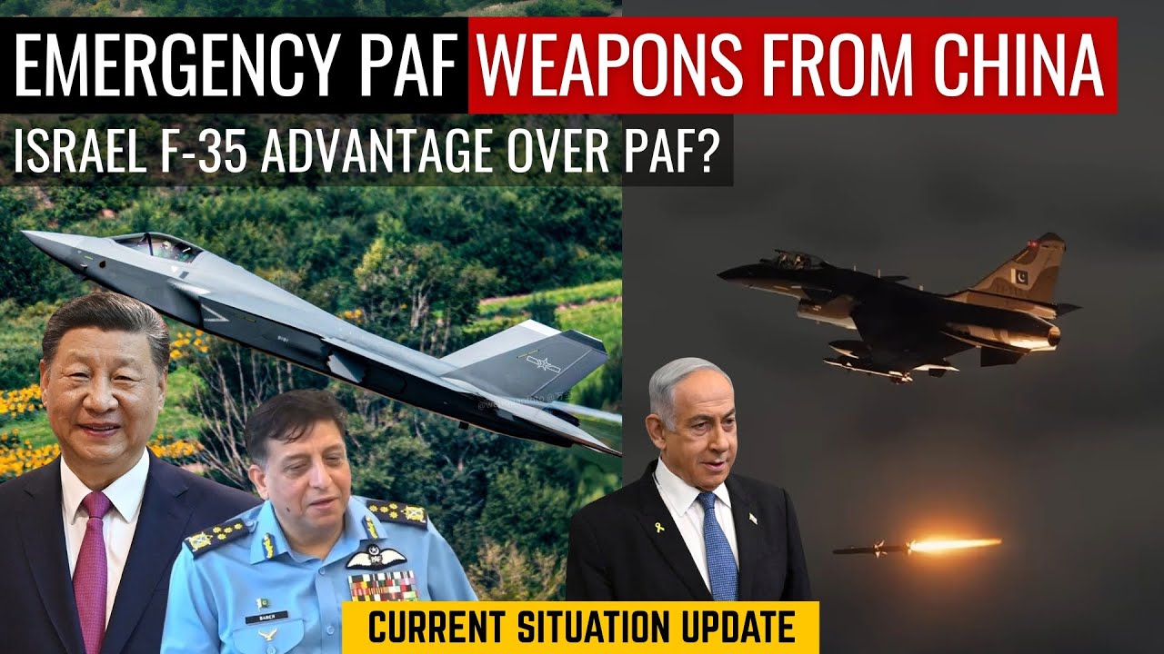 Emergency PAF Weapons From China | Israeli F-35 Advantage Over PAF? | Defence Outpost