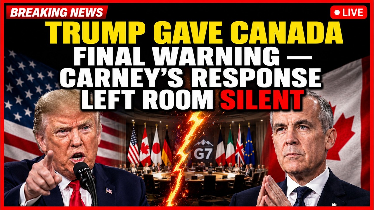 BREAKING: Trump Gave Canada a Final Warning at the G7 &mdash; Carney's Response Left Room Silent