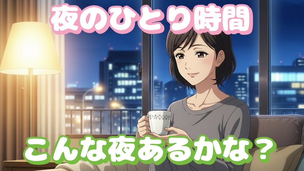 本日は「ひとり時間・夜にふと考えたこと」のお話。静かな夜のひとり時間