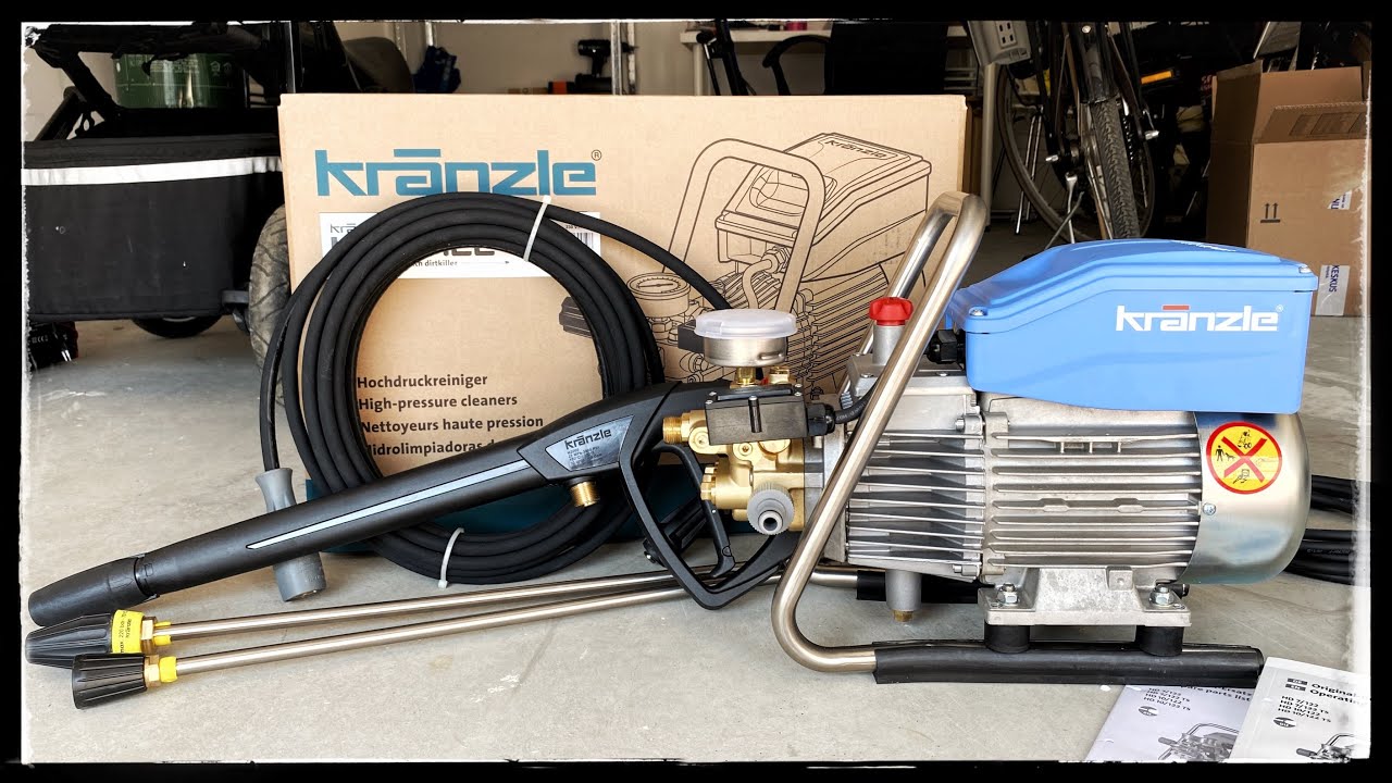 UNBOXING NEW PRESSURE WASHER - KRANZLE 10/122 TS QC