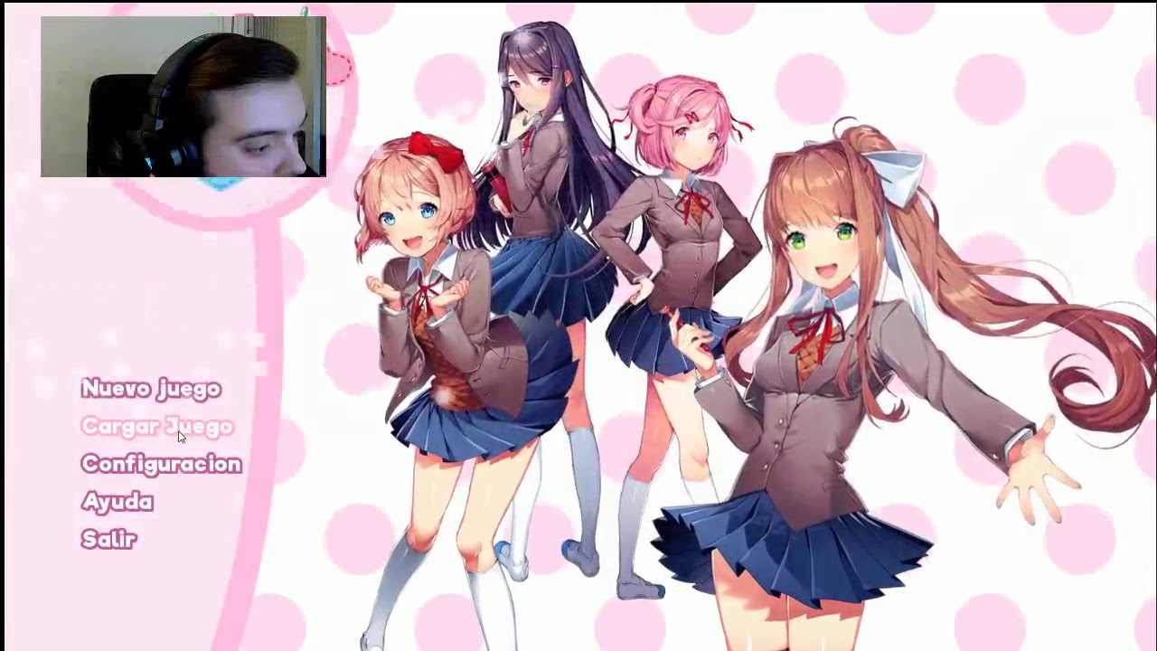 Ibai juega a Doki Doki Literature Club
