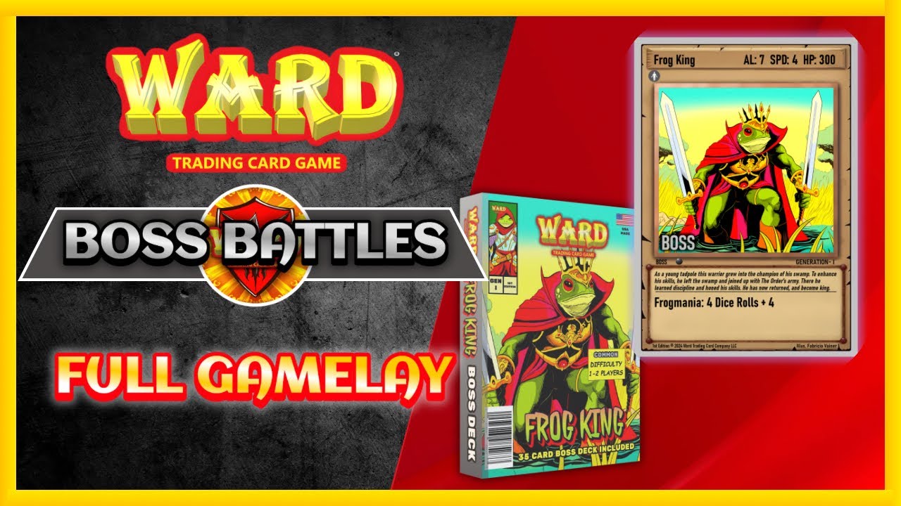 A PVE Trading Card Game-Ward TCG-Boss Battle Full Gameplay Video