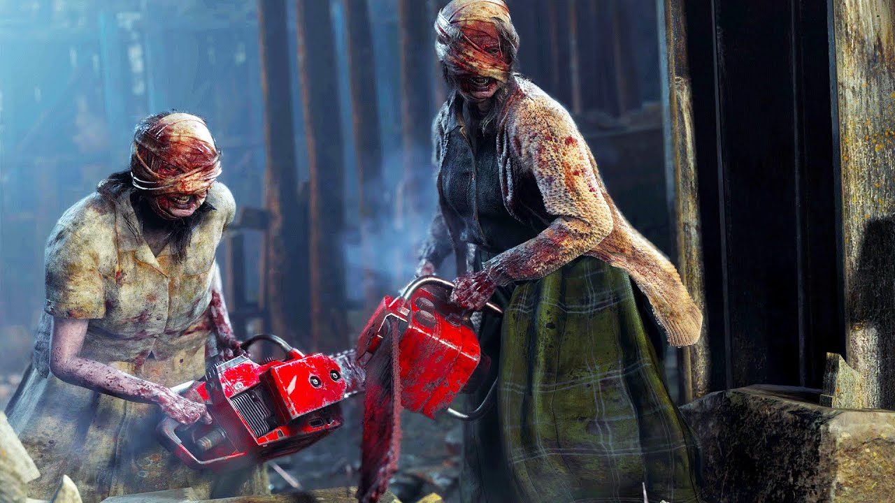 Resident Evil 4 Remake - Chainsaw Sisters Boss Fight (4K)
