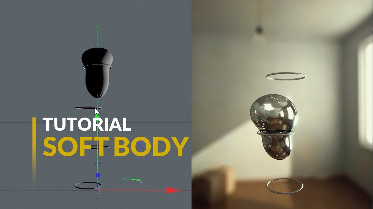 Cinema 4D Tutorial -  Soft Body Dynamics Tutorial