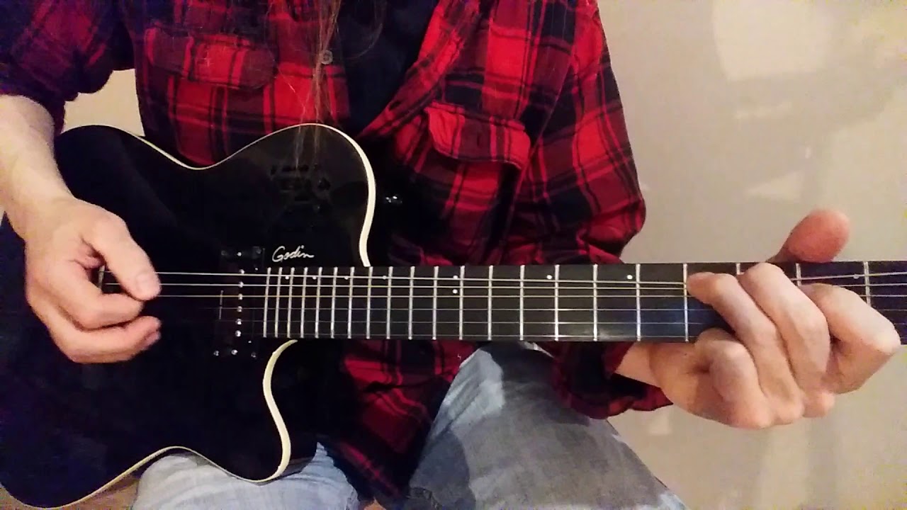 Godin A6 Ultra Hybrid Guitar with Seymour Duncan P-Rail Demo
