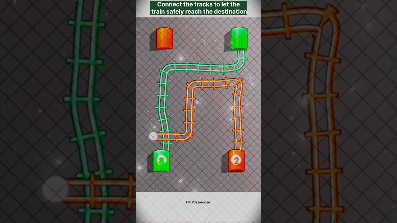 This Train Puzzle Looks Easy… But Isn’t 😳🚆 
