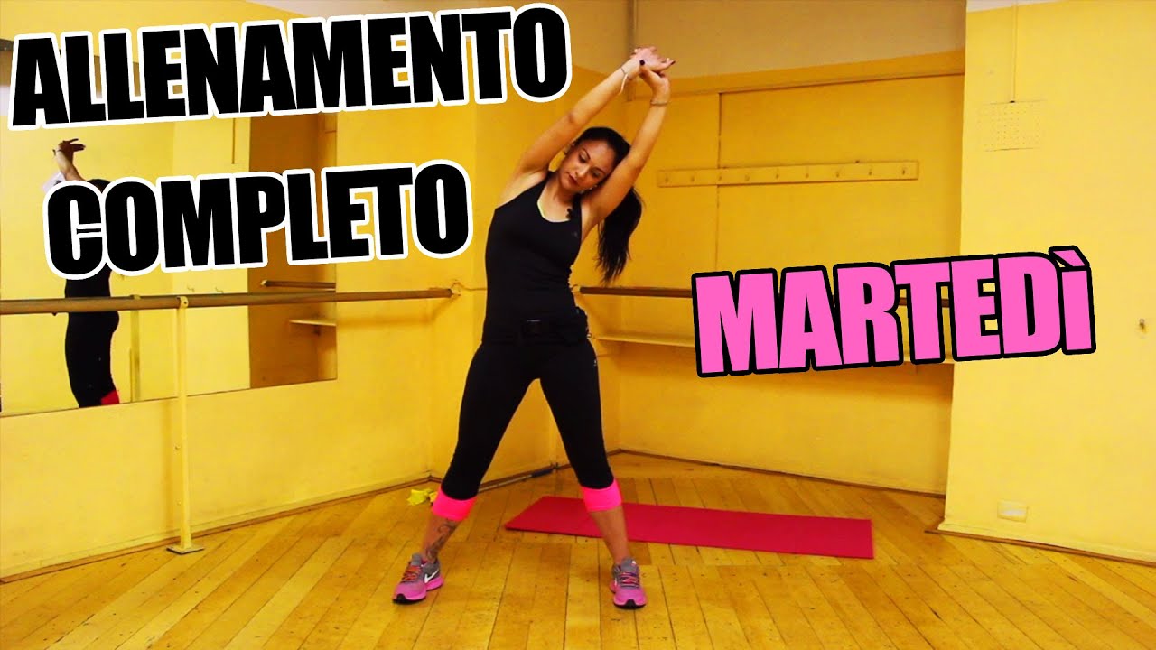 Allenamento Quotidiano per dimagrire velocemente la pancia e le gambe e tonificare - Martedì