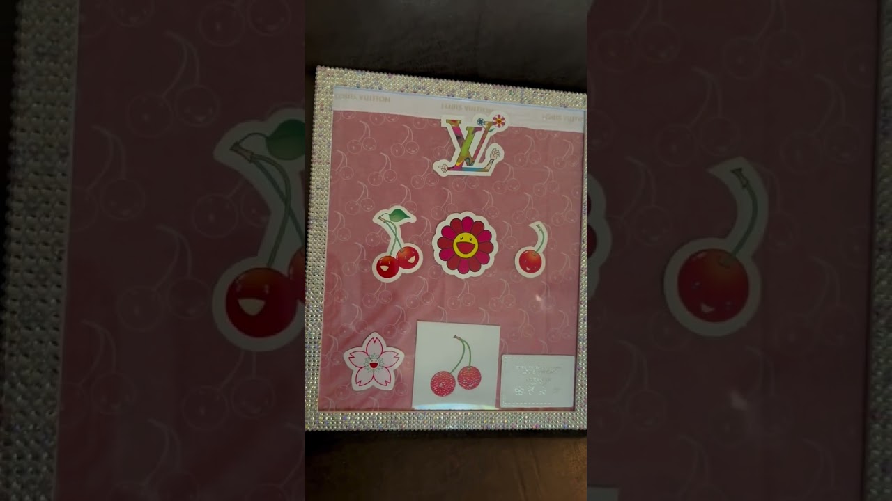 Framing My Louis Vuitton x Takashi Murakami Packaging