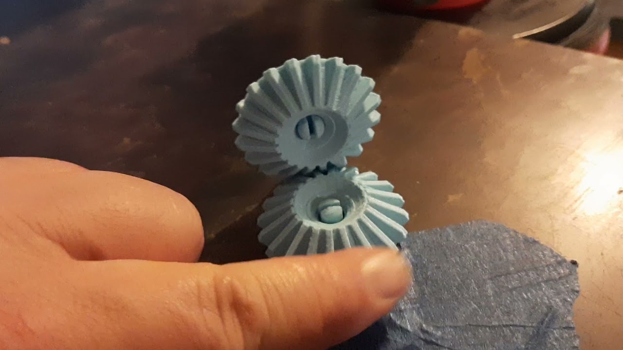 Homemade bevel gears