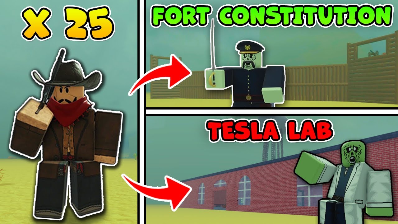 Dead Rails | Roblox | Outlaws take over Fort Constitution and Tesla Lab