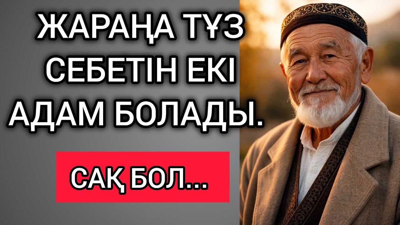ЖАРАҢА ТҰЗ СЕБЕТІН ЕКІ АДАМ БОЛАДЫ... Өзгеге сабақ болар терең мағыналы сөздер