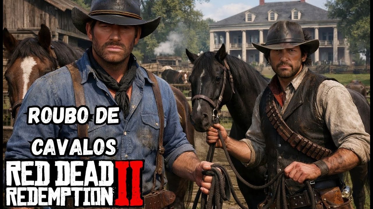 Red Dead Redemption II parte 21 O Roubo a Cavalos na Fazenda Braithwaite