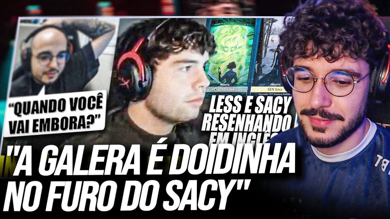 NYANG REAGE a: LESS IMPRESSIONOU OS GRINGOS COM SEU INGLÊS DURANTE DUO COM O SACY