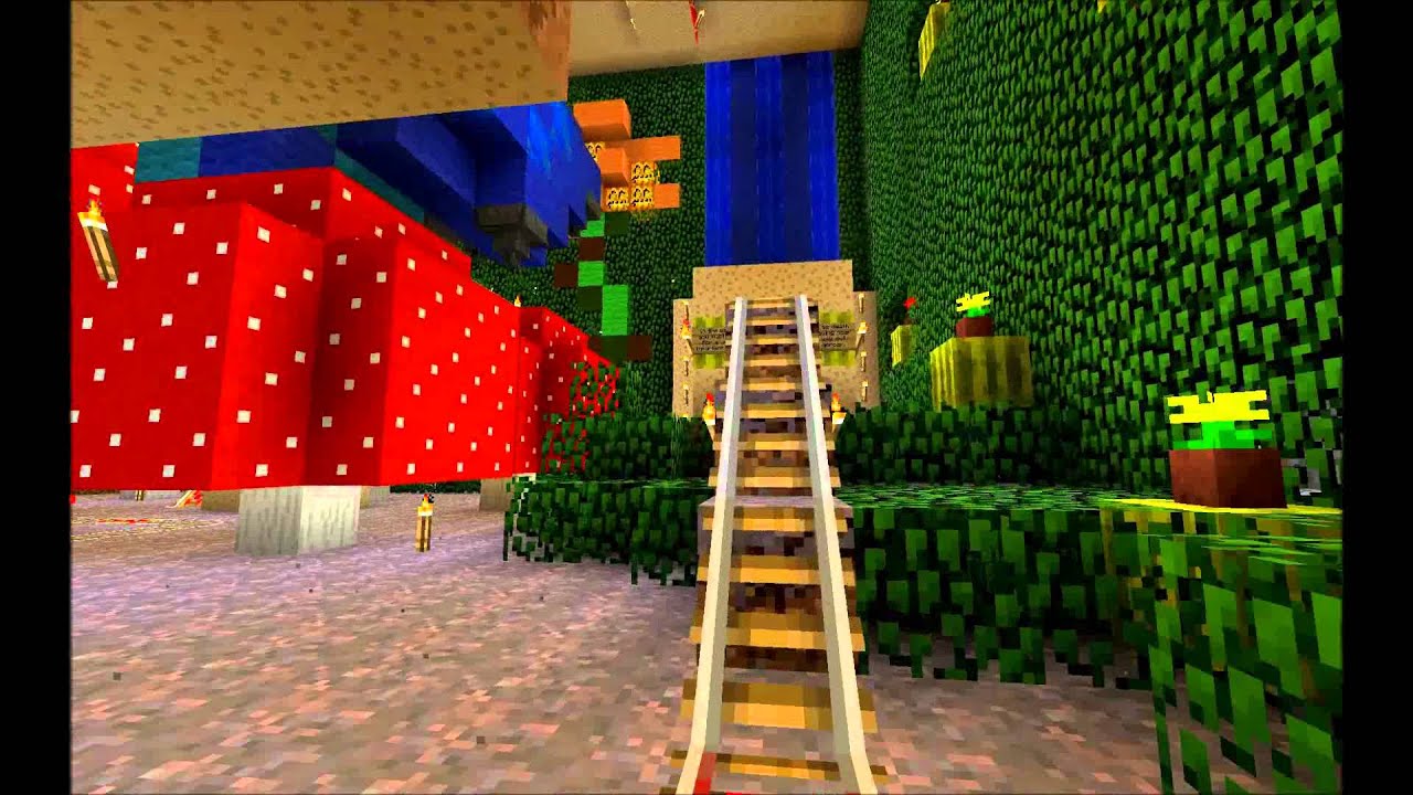 Minecraft Wonderland Roller Coaster