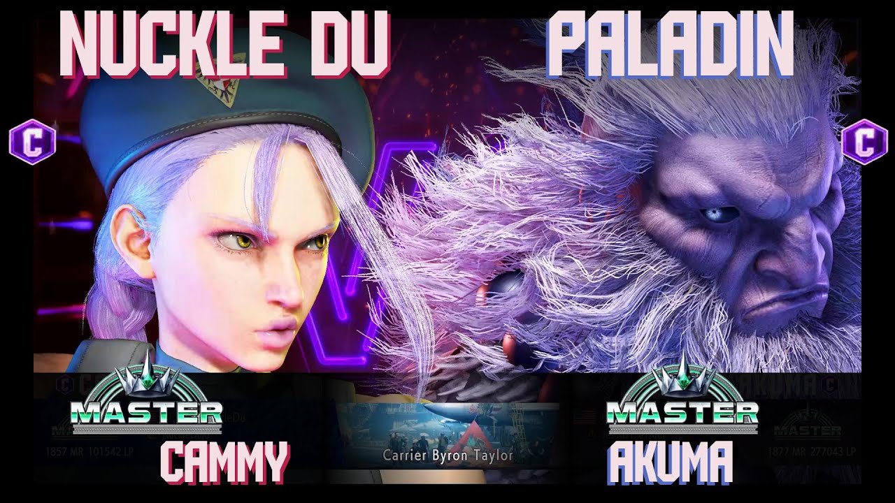 SF6 ➤ Nuckle Du (Cammy) vs Paladin (Akuma) ✎ High-level Match FT2