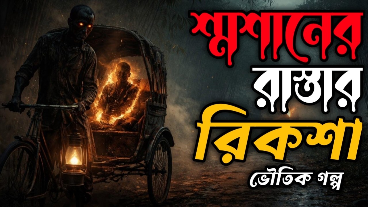 শ্মশানের রাস্তার রিকশা – গ্রামের এক ভয়ংকর ভৌতিক ঘটনা | BHOUTIK AUDIO